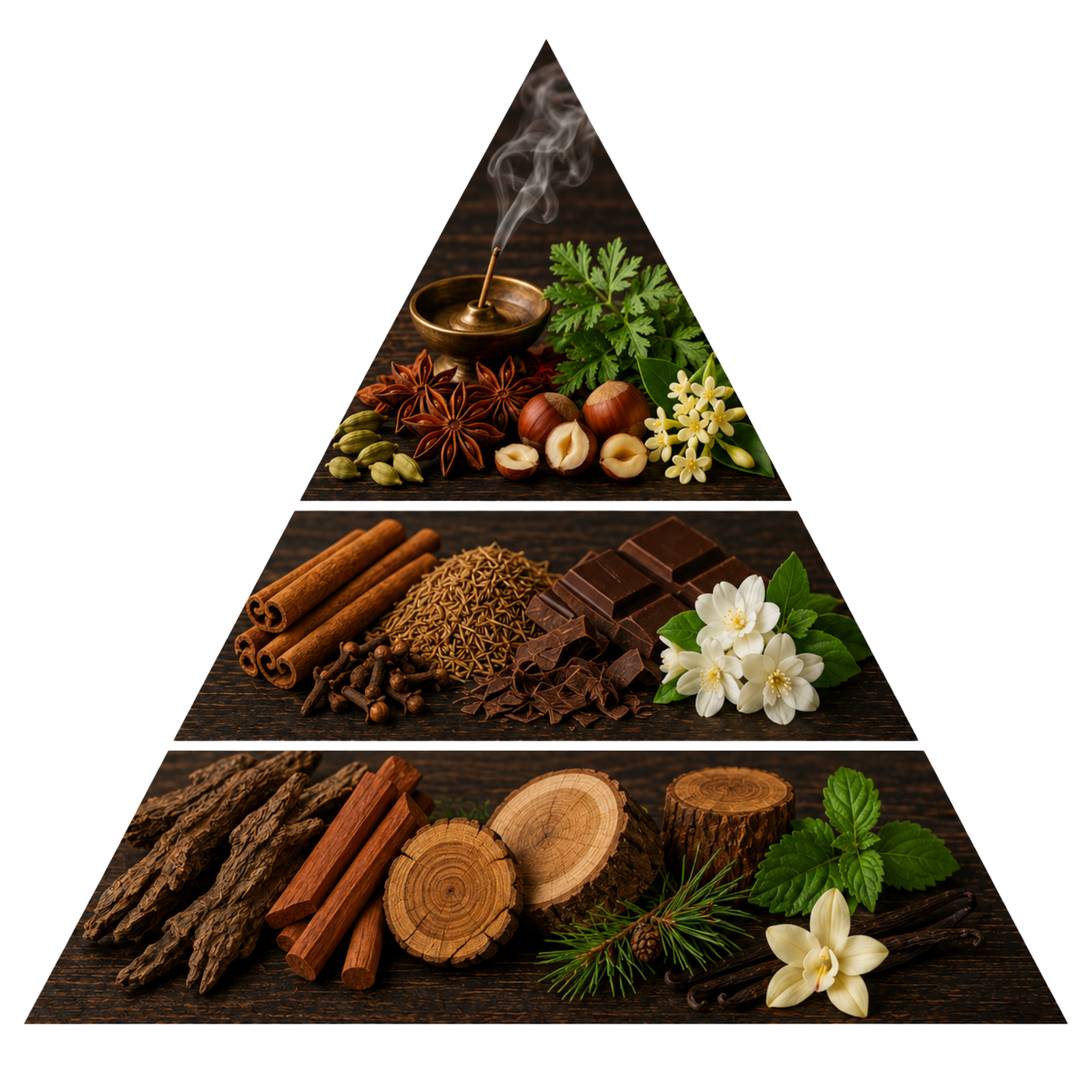 Dune's Embrace — scent notes pyramid