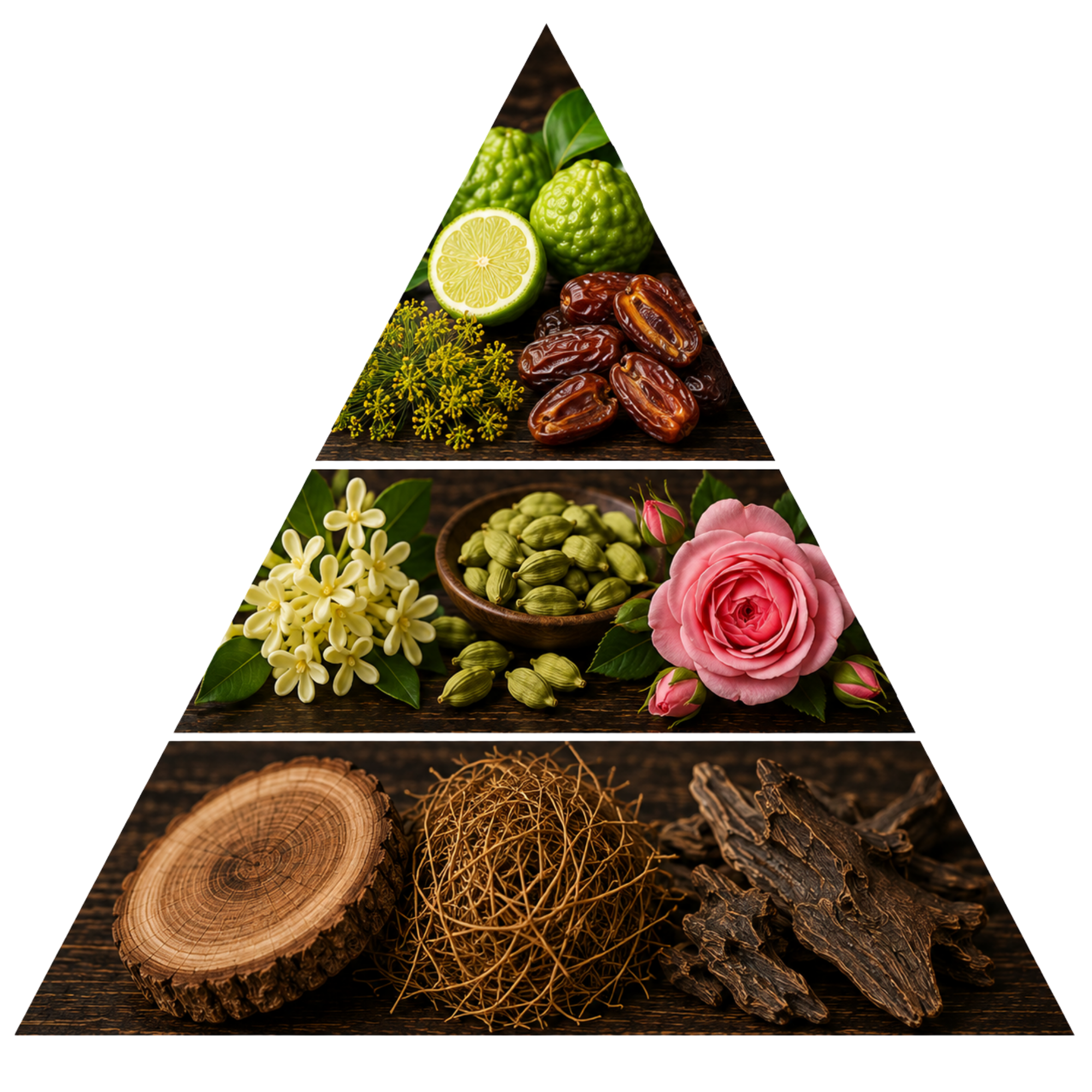 Majlis Al Noor — scent notes pyramid